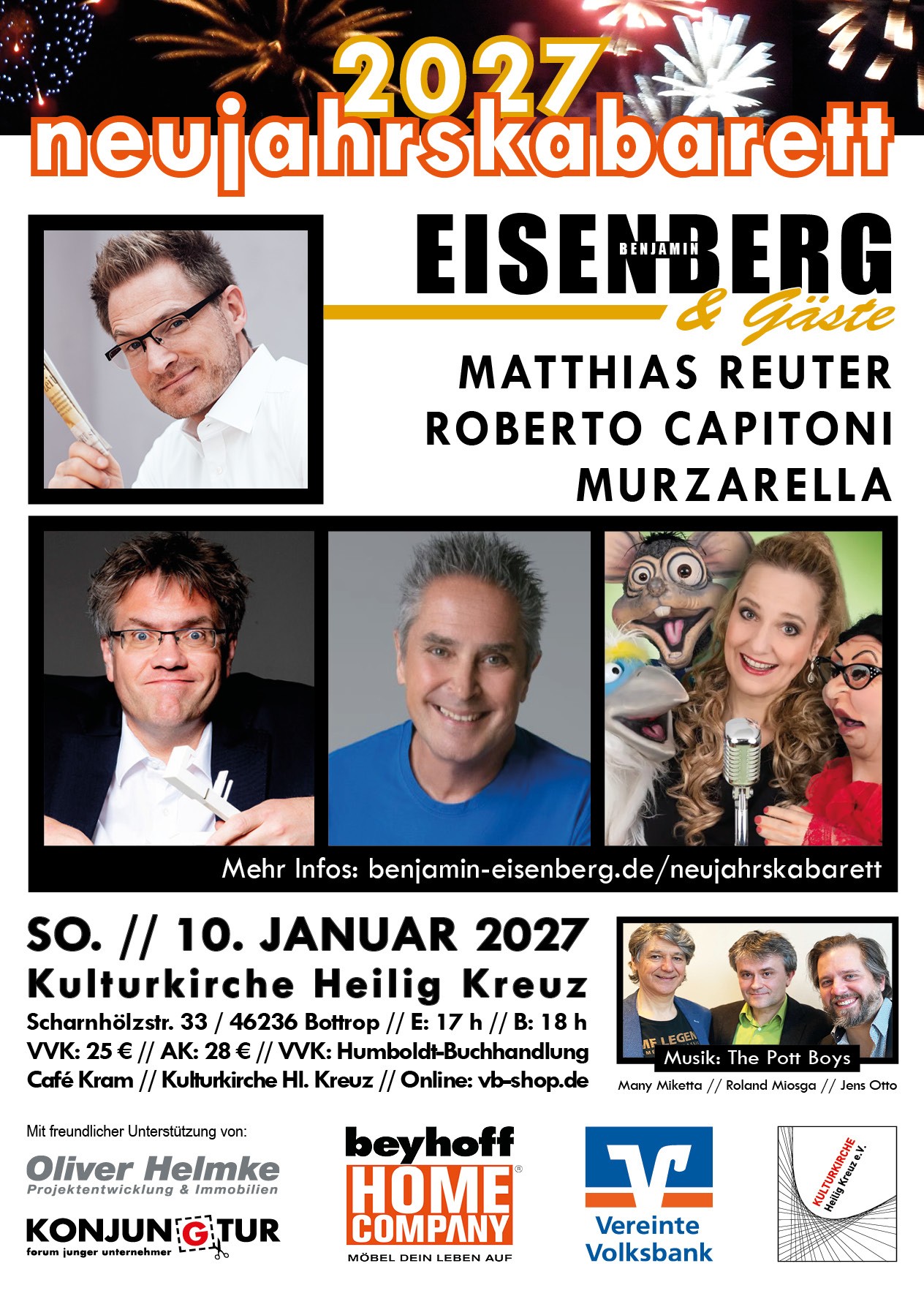 Neujahrskabarett 2027, 10.01.2027